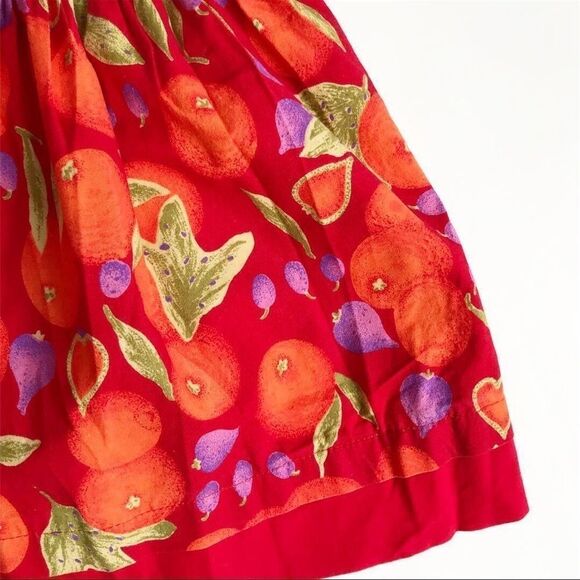 VTG CB kids Girls orange/veggie hat/dress set 3T - Picture 5 of 7